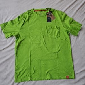 Dockers XL Lime Green FittedPocket Tee NWT